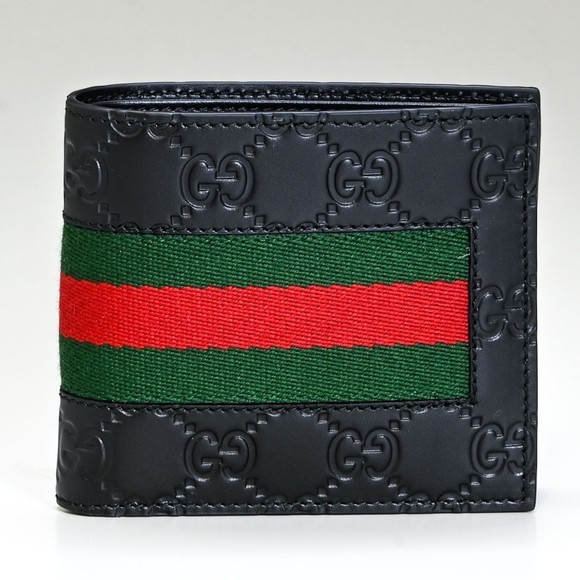 Gucci Wallet CWCLN Leather Web - Picture 1 of 5